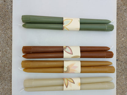 Beeswax Round Taper Candles