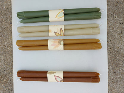 Beeswax Round Taper Candles