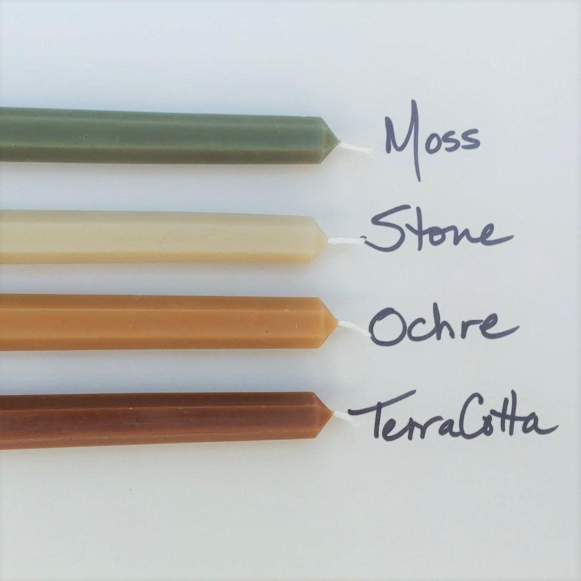 Beeswax Hexagonal Taper Candles