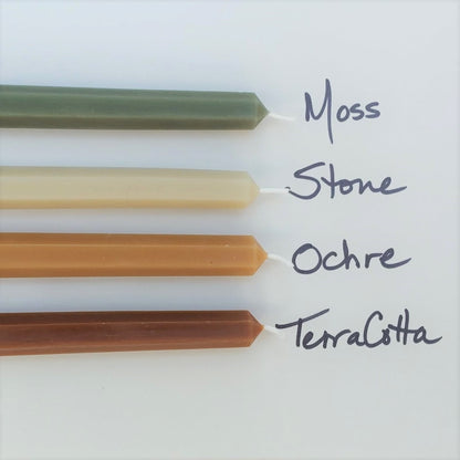 Beeswax Hexagonal Taper Candles