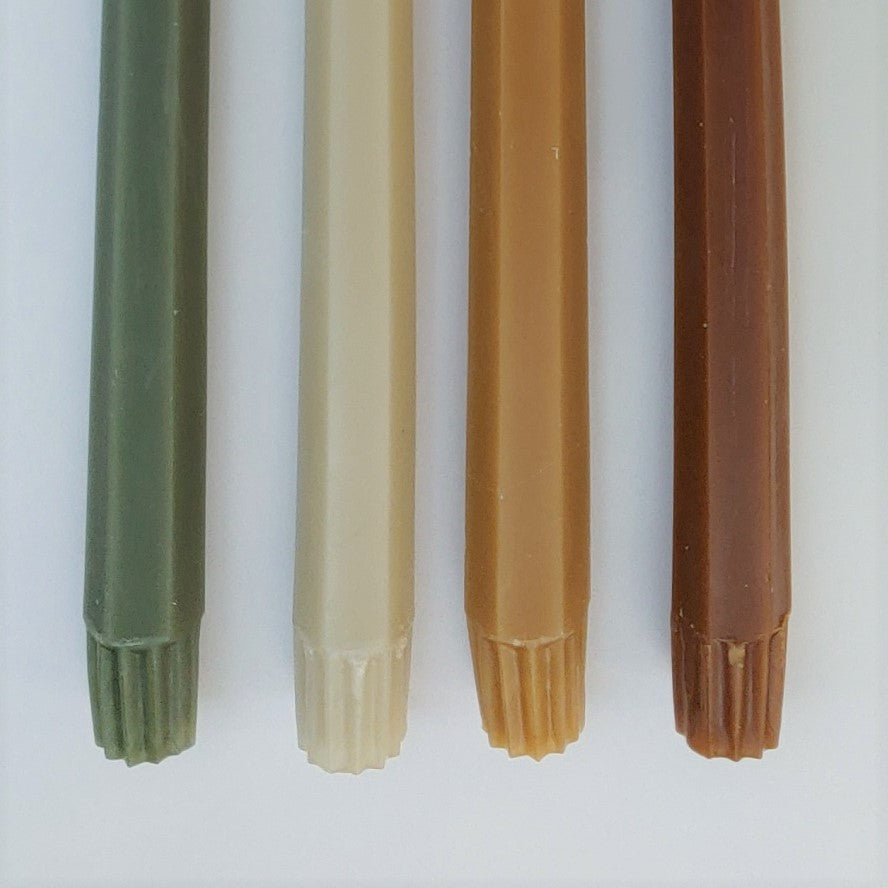 Beeswax Hexagonal Taper Candles - Thumbnail 2