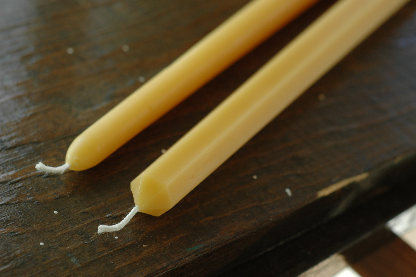 Beeswax Round Taper Candles