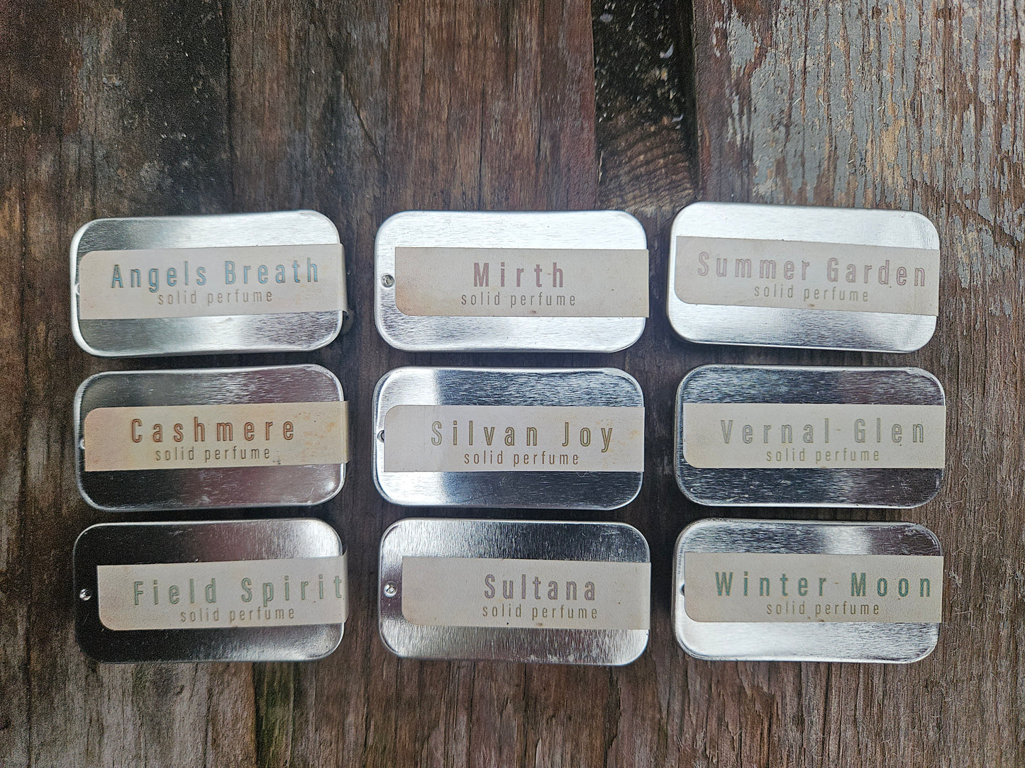 Botanical Solid Perfumes