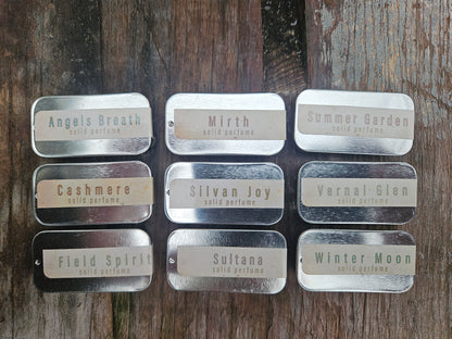 Botanical Solid Perfumes