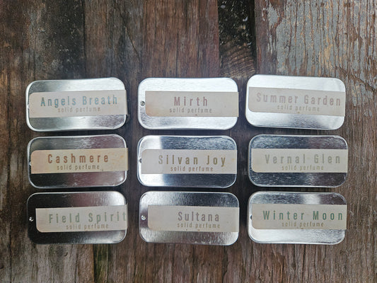 Botanical Solid Perfumes