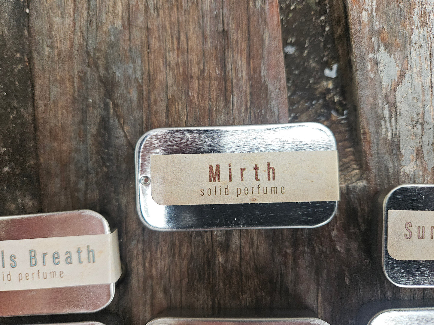 Botanical Solid Perfumes