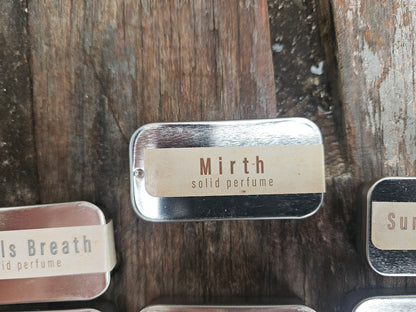 Botanical Solid Perfumes