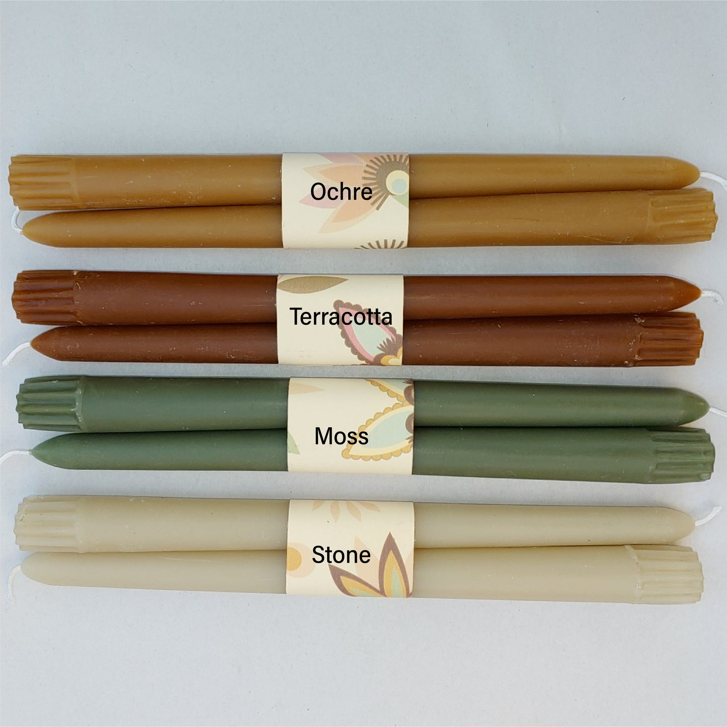 Beeswax Round Taper Candles